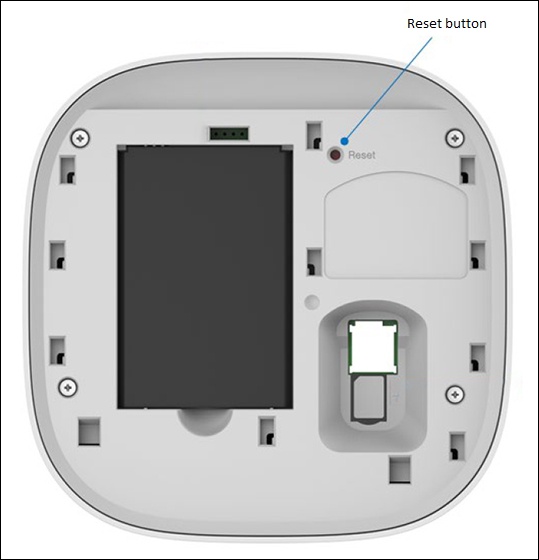 Reset button