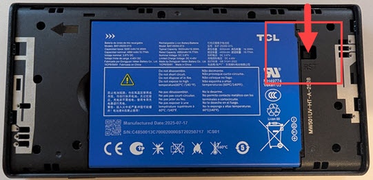 Reset hole