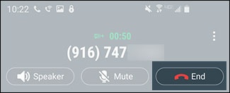 RTT end call