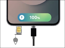 SIM tray located on bottom left