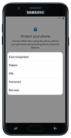 Protect your phone screen with screen lock options