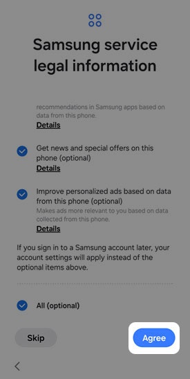 How to set up a Samsung Account on your TV
