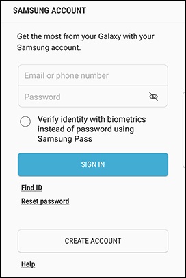Samsung Account