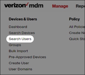 Search users