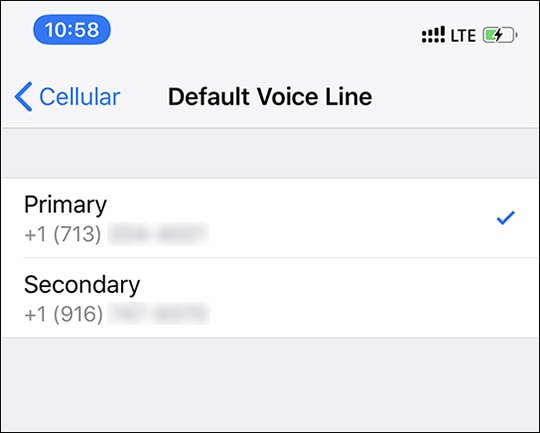 Set Default Voice Line
