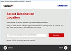 Installation destination
