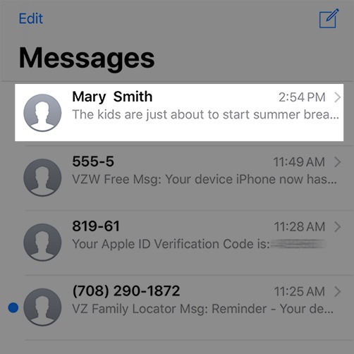 Select Messages 