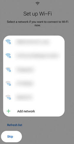 Set up Wi-Fi