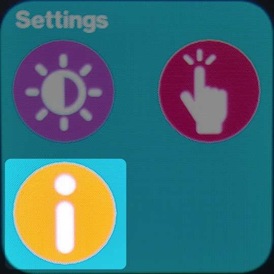 Watch settings