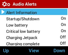 Data Usage screen