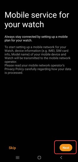 Activate LTE service for your Samsung Galaxy Watch