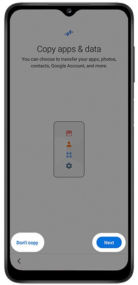 Copy apps & data