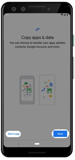 Copy data