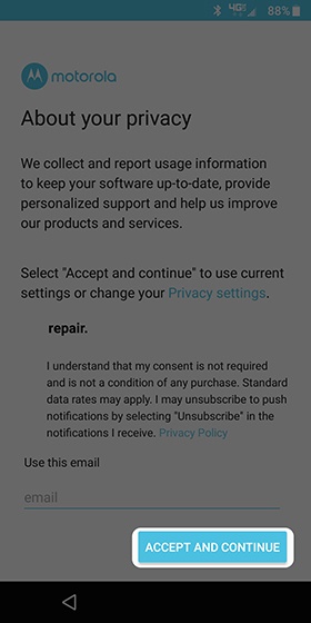 Motorola Privacy