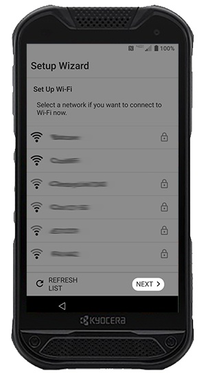 Wi-Fi screen