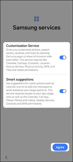 Samsung services