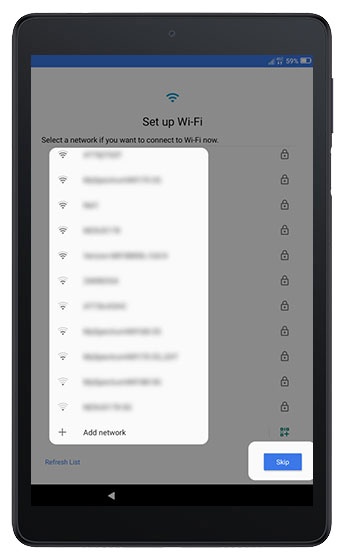 Set up Wi-Fi