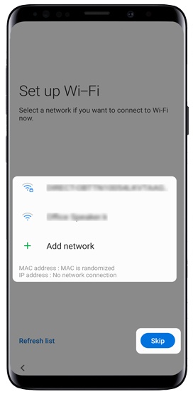 Setup Wi-fi
