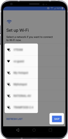 Set up Wi-Fi