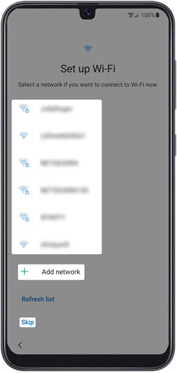 Set up Wi-Fi