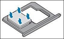 Insert SIM card