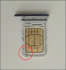 SIM tray