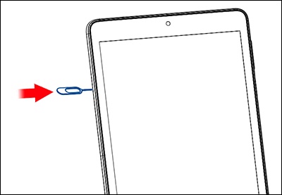 Insert SIM removal tool