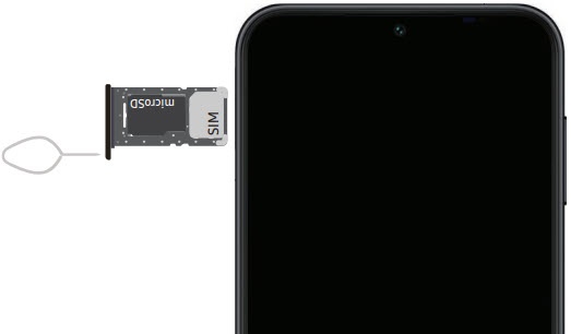 Samsung Galaxy A14 5G - Insert / Remove SIM Card