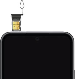 SD card / SIM tray