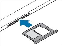 Insert card tray