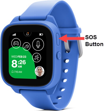 Smartwatch sos button online