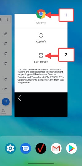 Split ScreenMenu