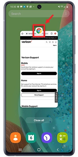 Recent App Options