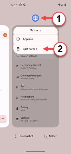 Recent App Options