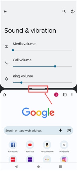 Split Screen view