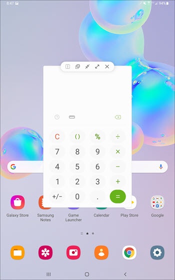 Pop-Up View