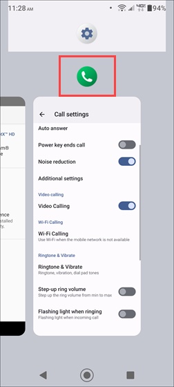 Select second app for Split top