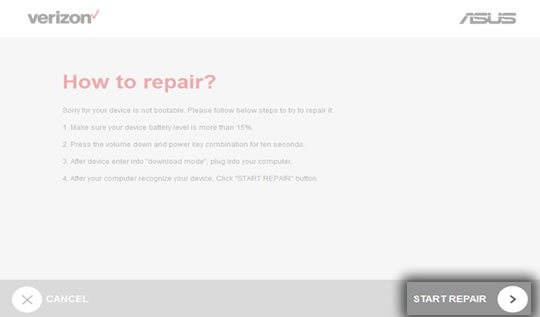 Click Start Repair