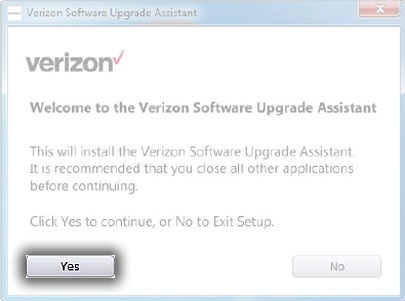 Welcome Screen