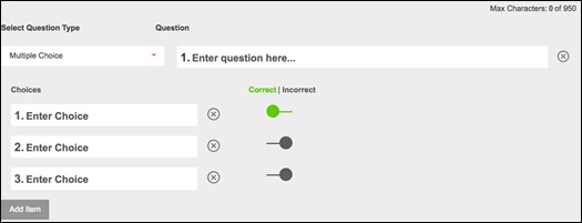 Survey question