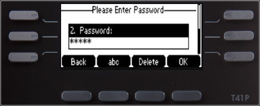 Enter password