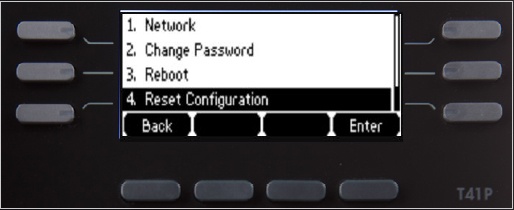 Select Reset Configuration