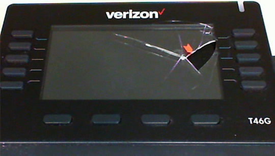 Cracked display