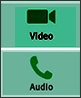 Tap video icon