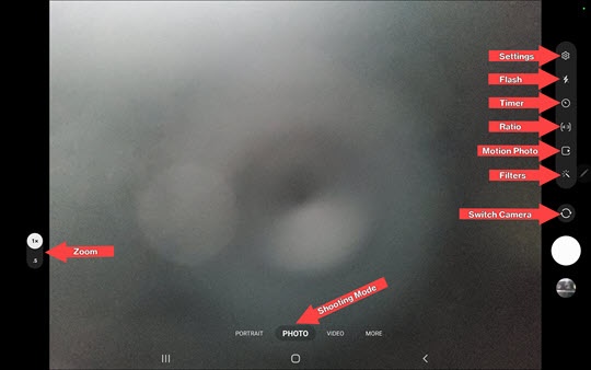 Camera options
