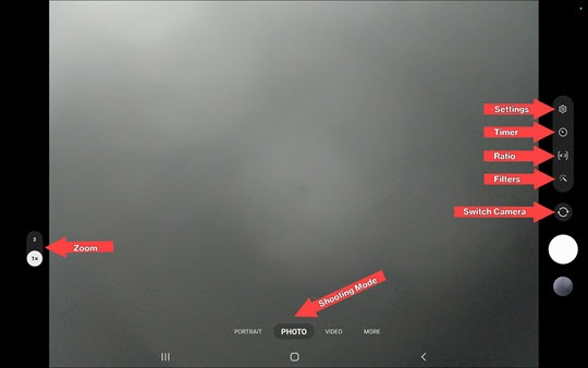 Camera options