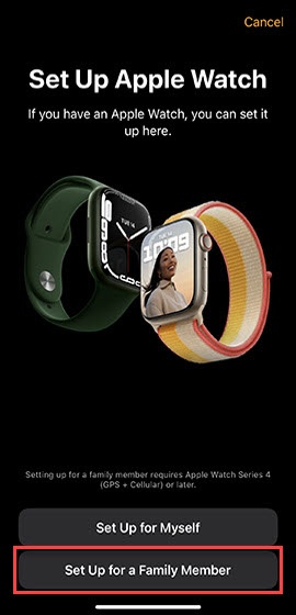 How does apple online watch connect to cellular