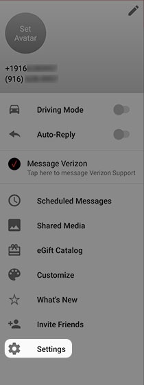 Verizon messages store android wear