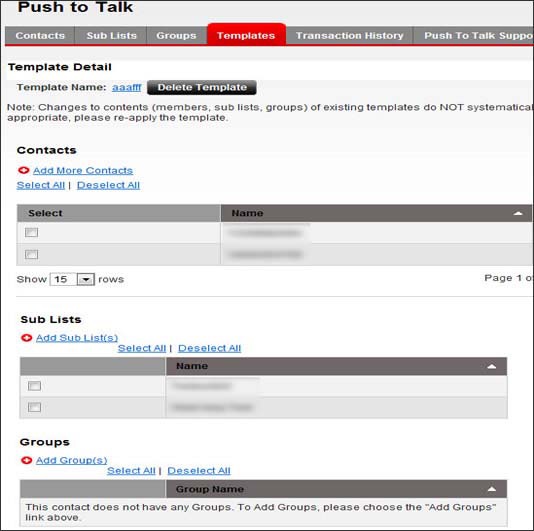 Templates details