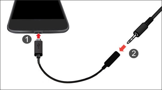 Cable de carga USB y funda para auriculares inalámbricos sobre